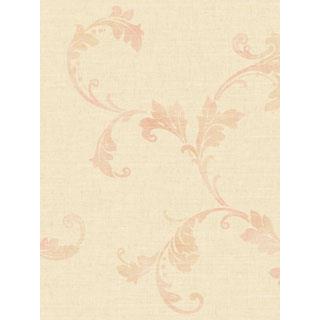 Seabrook Designs CL61807 Claybourne Acrylic Coated Scrolls-leaf and ironwork Wallpaper